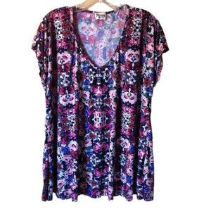 Show Me Your MuMu Floral Blouse Top Small